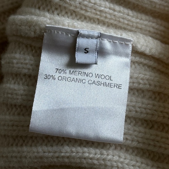 Almada Label Sue Cream coloured Wool maxi dress Size S - Picture 4 of 10